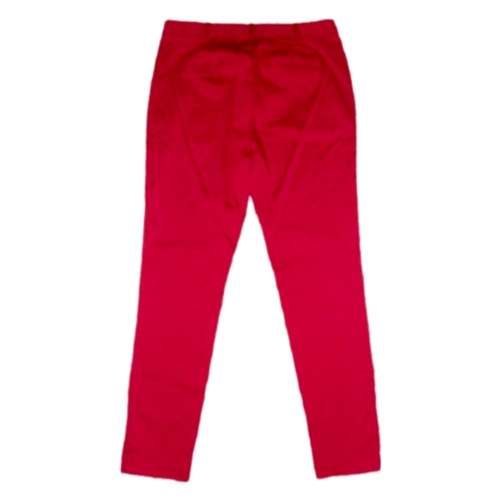 Michael Kors Red Straight Slim Pants - Picture 3 of 5